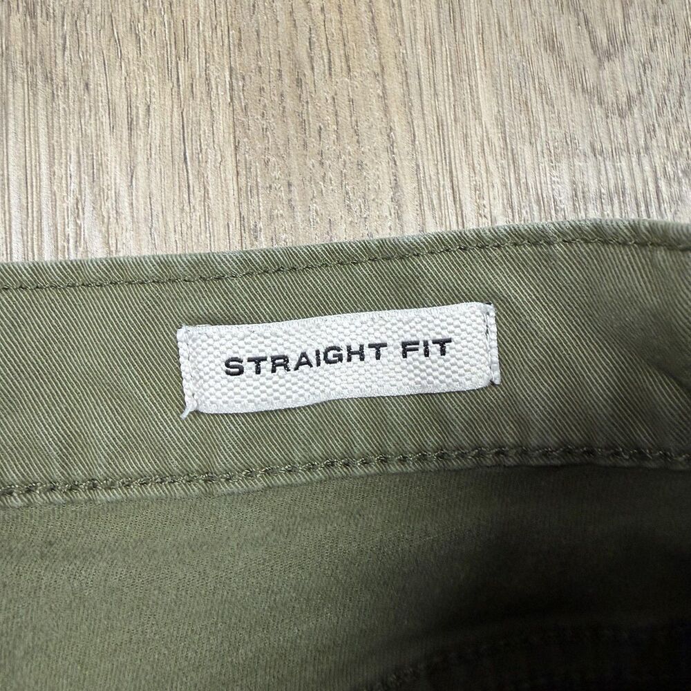Flint And Tinder Pants Mens 31x30 Green Straight Fit Stretch 5 Pocket Chino - Picture 4 of 11